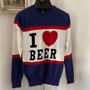 Single & Stout Von Zipper I Love Beer Sweater (six pack not included)